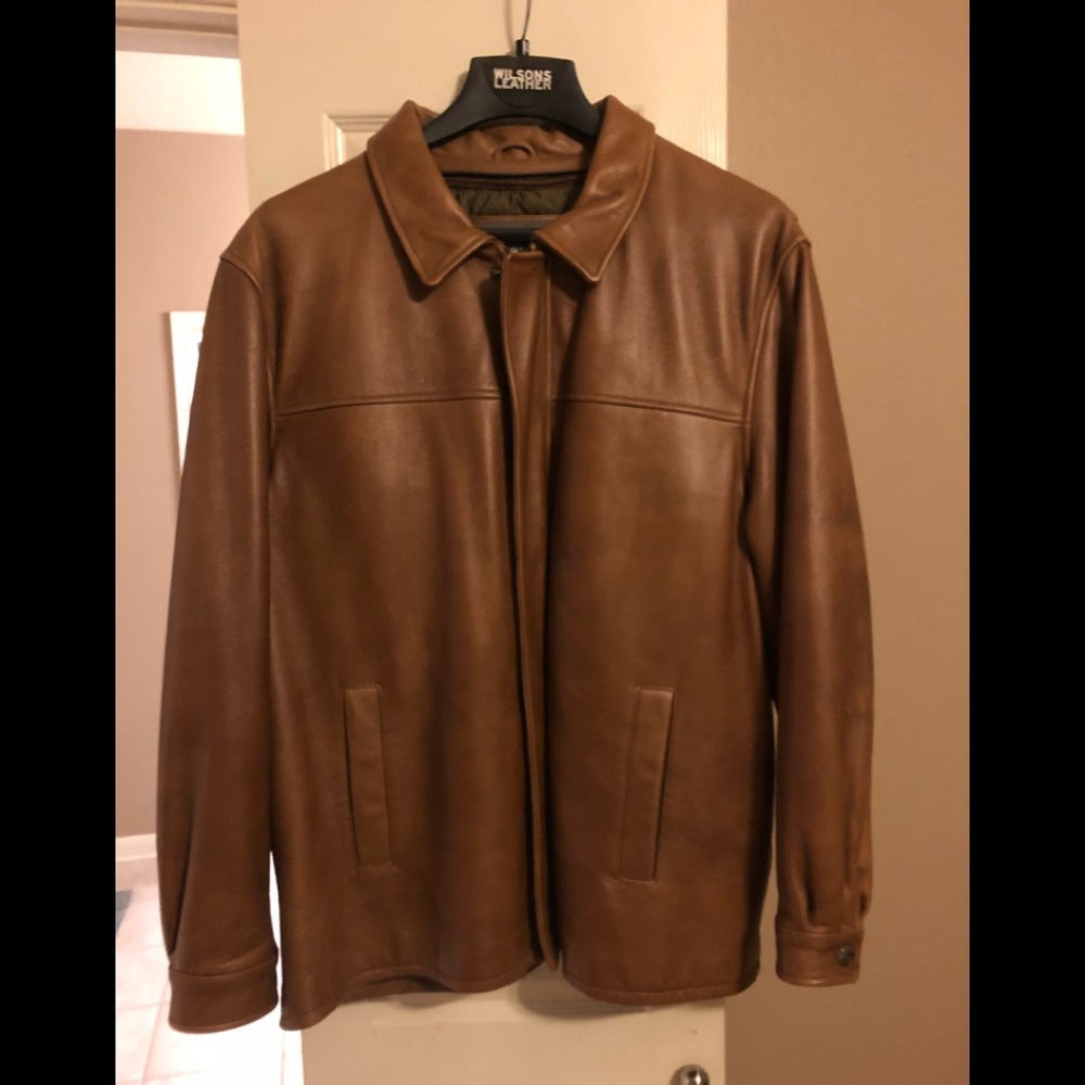 Wilson’s Leather Men’s Cognac Jacket
